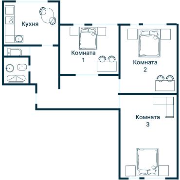 Планировка 3421